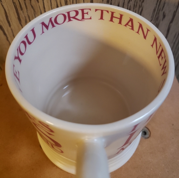 Emma Bridgewater 1/2 Pint Mug I LOVE YOU MORE THAN SHOES LOVE KISSES BEST FRIEND - Picture 9 of 12